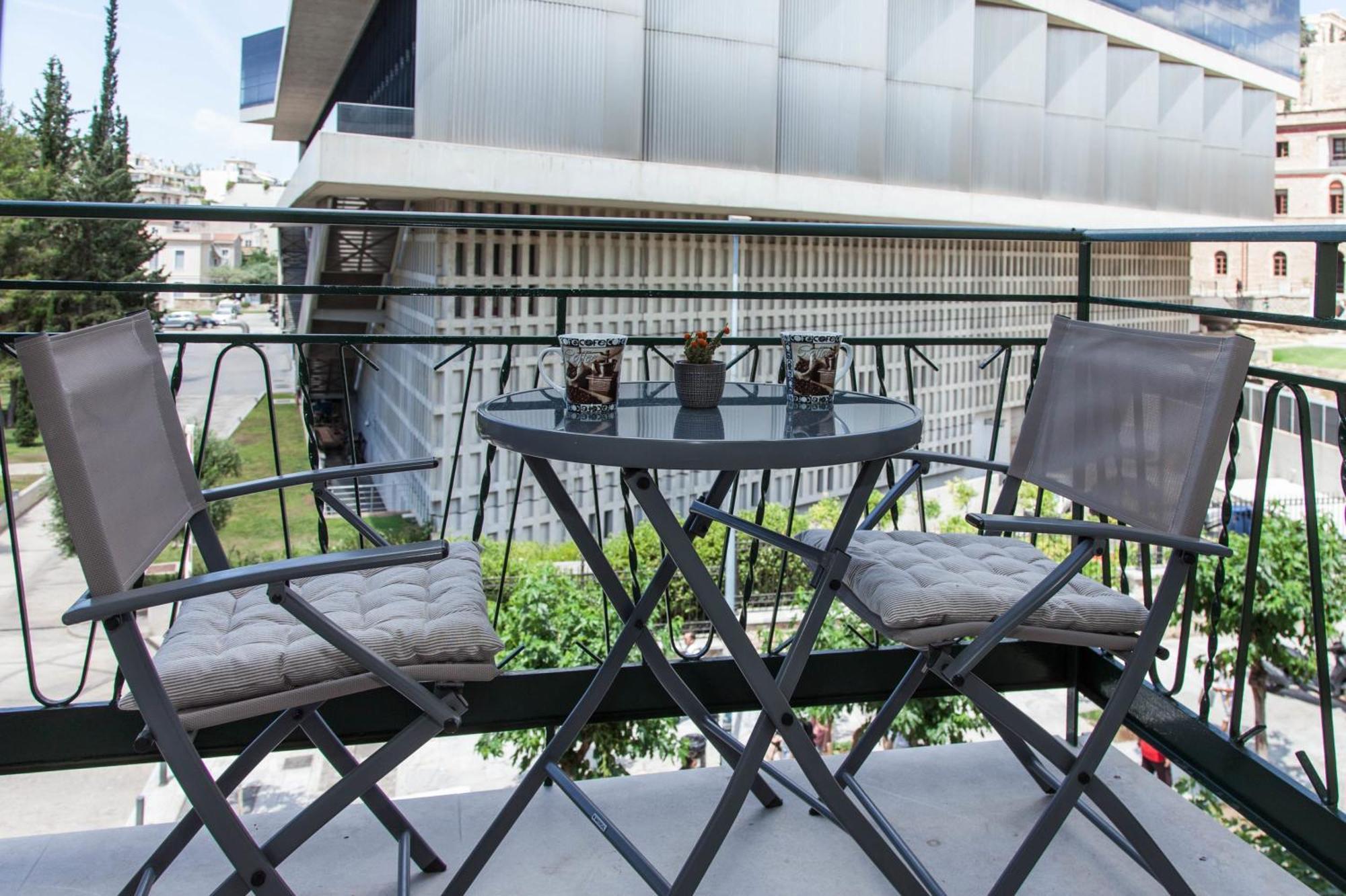 אתונה Acropolis View Modern Deluxe Suite With Balcony מראה חיצוני תמונה
